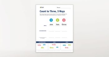 Count to Three, 3 Ways