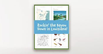 Rockin’ the Bayou Down in Louisiana!    – Activity Sheets