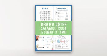 Grand Chief Salamoo Cook Is Coming to Town!  – Activity Sheets